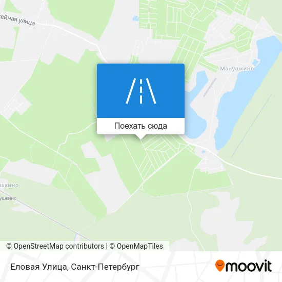 Карта Еловая Улица