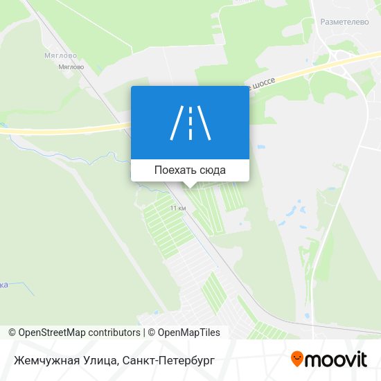 Карта Жемчужная Улица