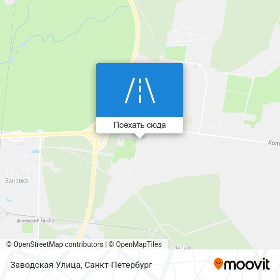 Карта Заводская Улица