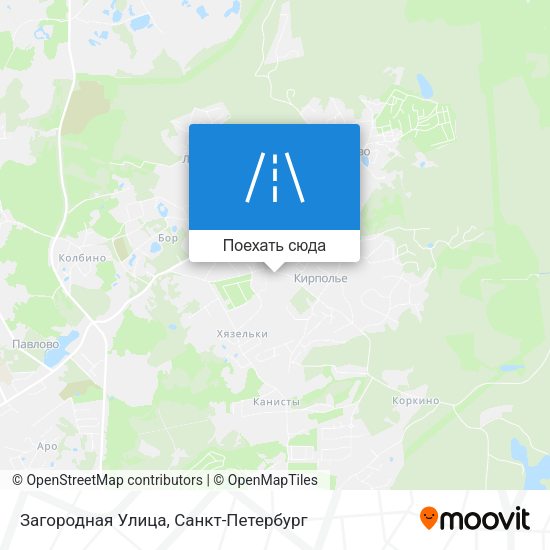Карта Загородная Улица