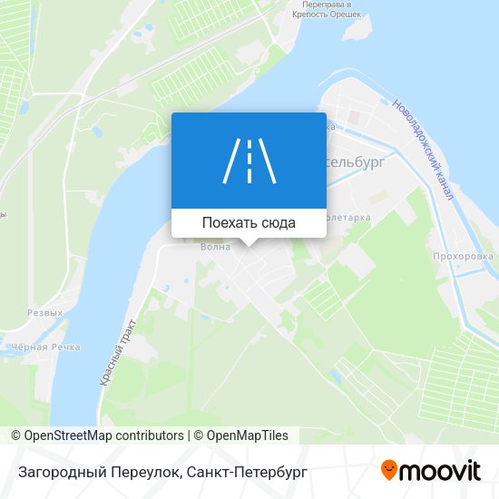 Карта Загородный Переулок