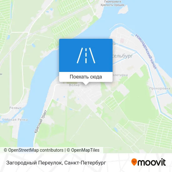 Карта Загородный Переулок