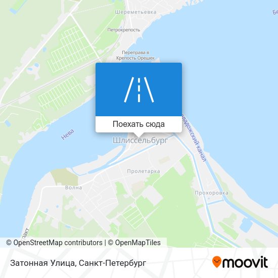 Карта Затонная Улица
