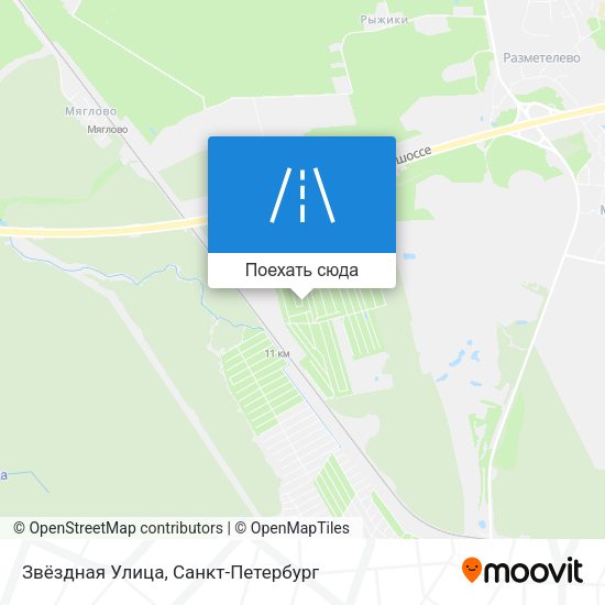 Карта Звёздная Улица
