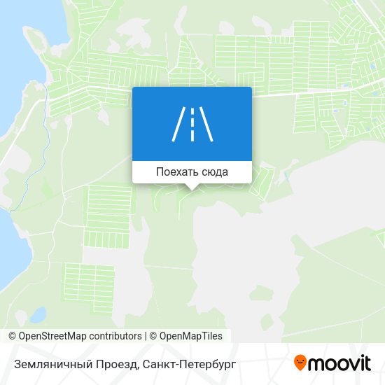 Карта Земляничный Проезд