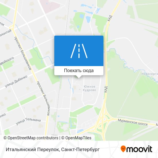 Карта Итальянский Переулок