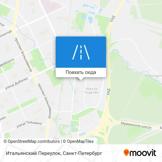 Карта Итальянский Переулок