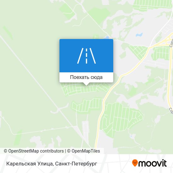 Карта Карельская Улица