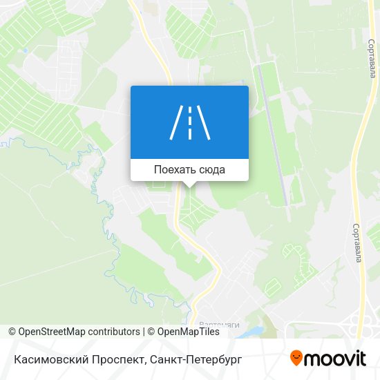 Карта Касимовский Проспект