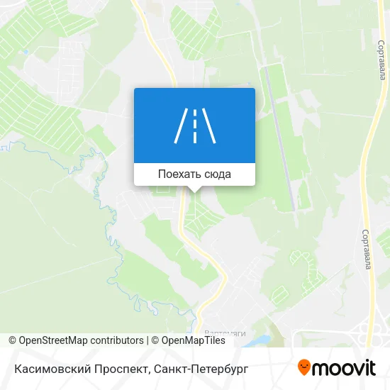 Карта Касимовский Проспект