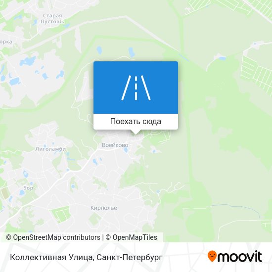 Карта Коллективная Улица