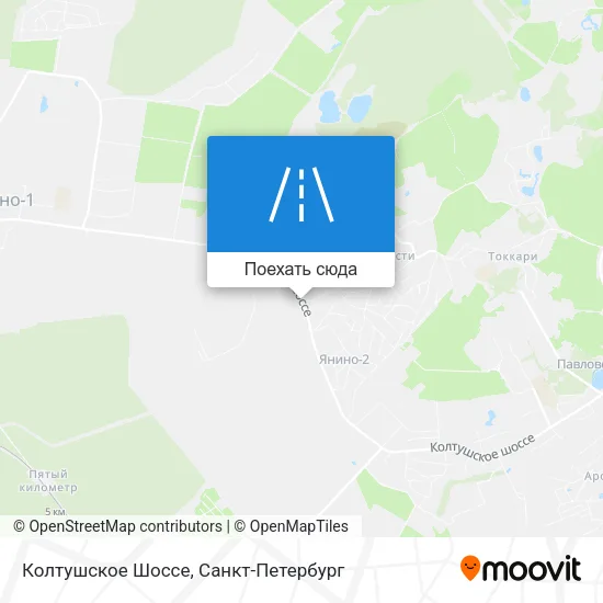Карта Колтушское Шоссе