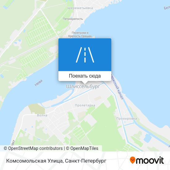 Карта Комсомольская Улица