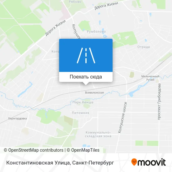 Карта Константиновская Улица
