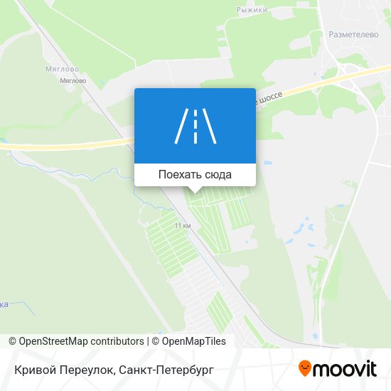 Карта Кривой Переулок