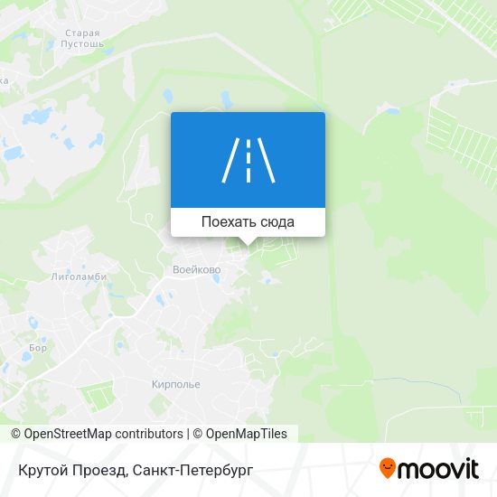 Карта Крутой Проезд