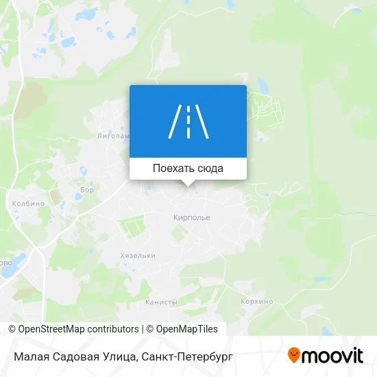 Карта Малая Садовая Улица