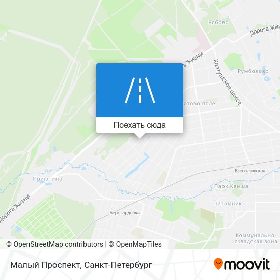 Карта Малый Проспект