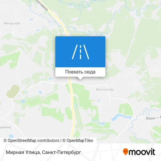 Карта Мирная Улица