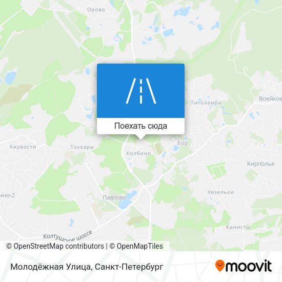 Карта Молодёжная Улица
