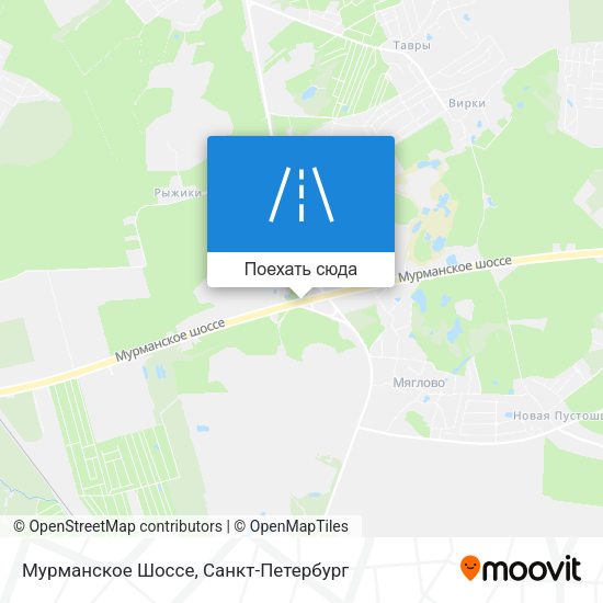 Карта Мурманское Шоссе