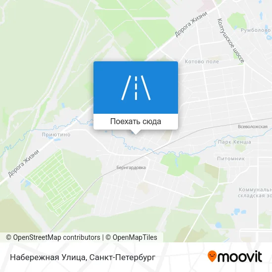 Карта Набережная Улица