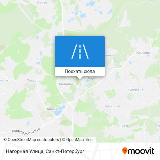 Карта Нагорная Улица