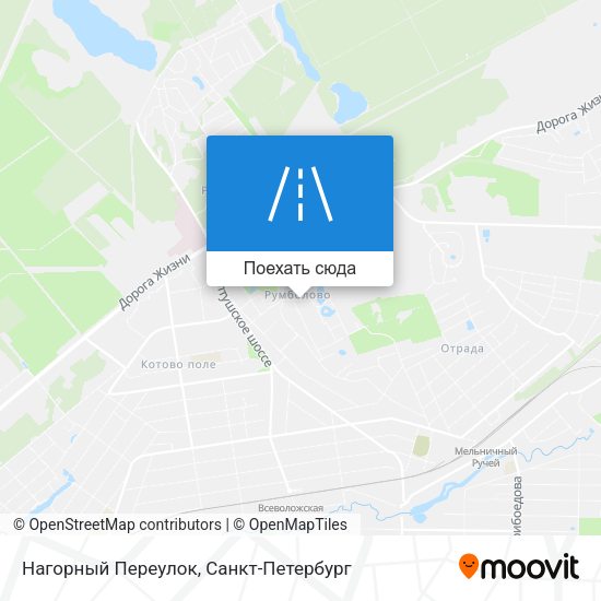 Карта Нагорный Переулок