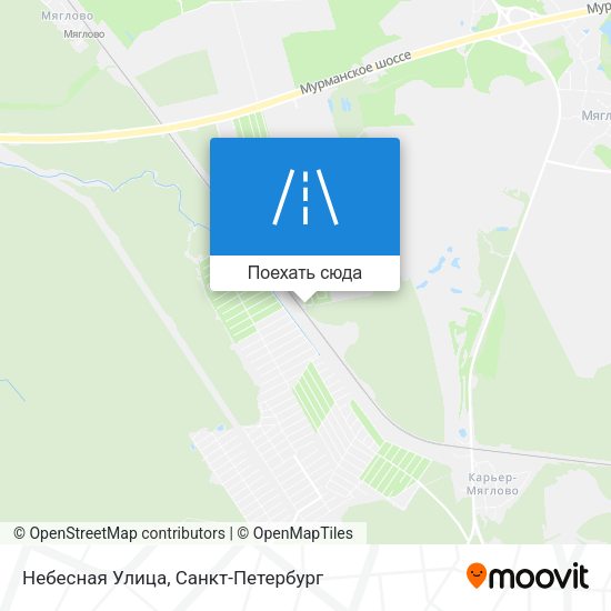 Карта Небесная Улица