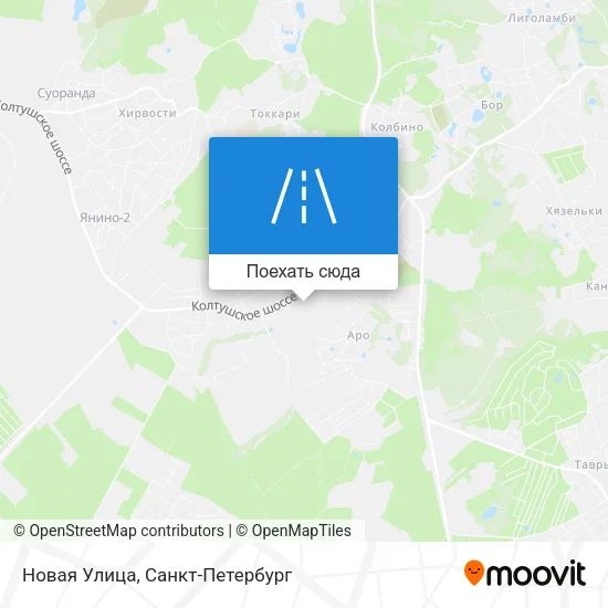 Карта Новая Улица