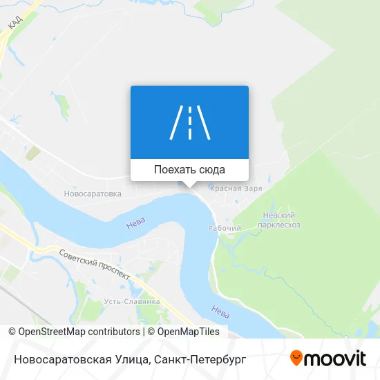 Карта Новосаратовская Улица