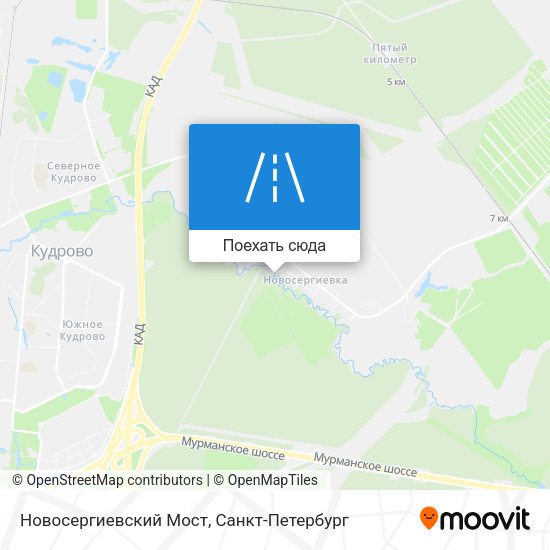 Карта Новосергиевский Мост