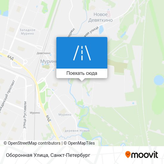 Карта Оборонная Улица