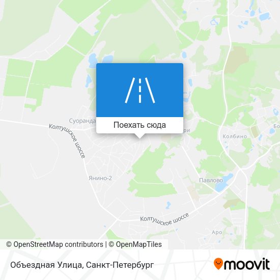 Карта Объездная Улица