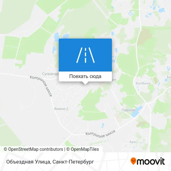Карта Объездная Улица