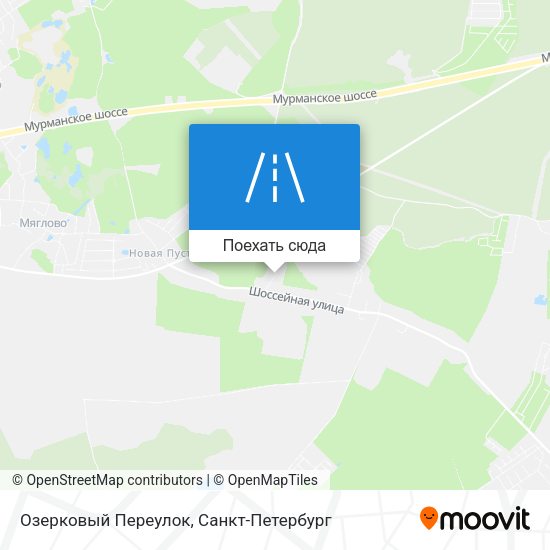 Карта Озерковый Переулок