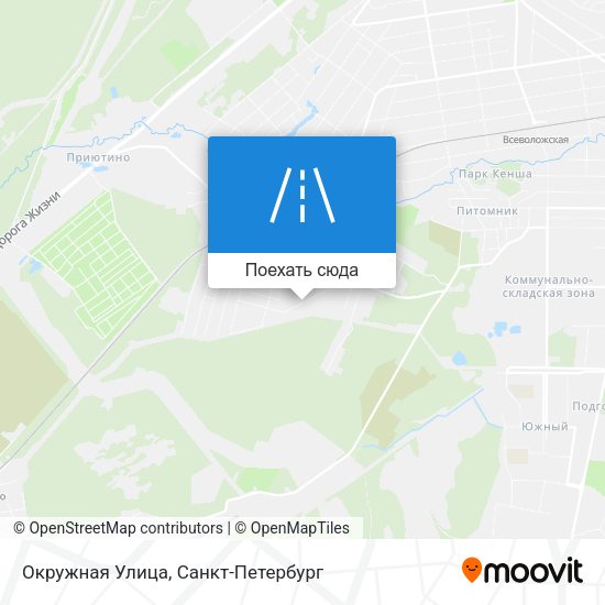 Карта Окружная Улица