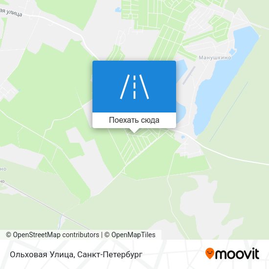 Карта Ольховая Улица