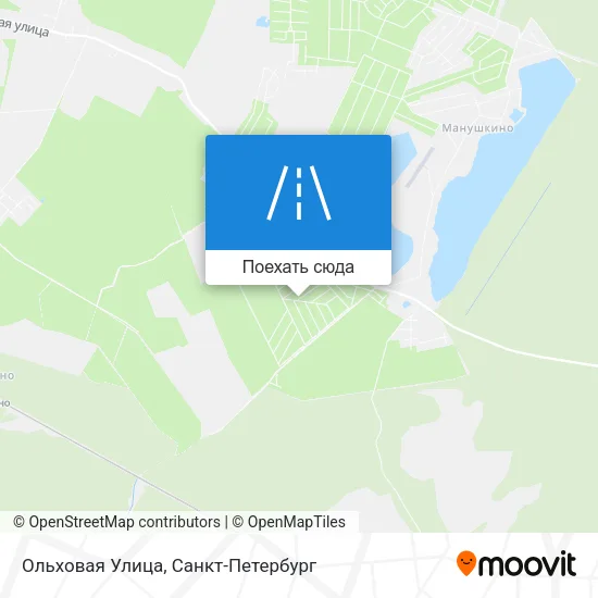 Карта Ольховая Улица
