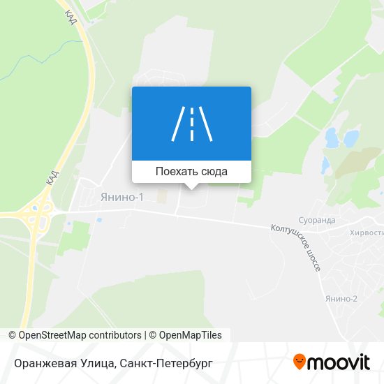 Карта Оранжевая Улица
