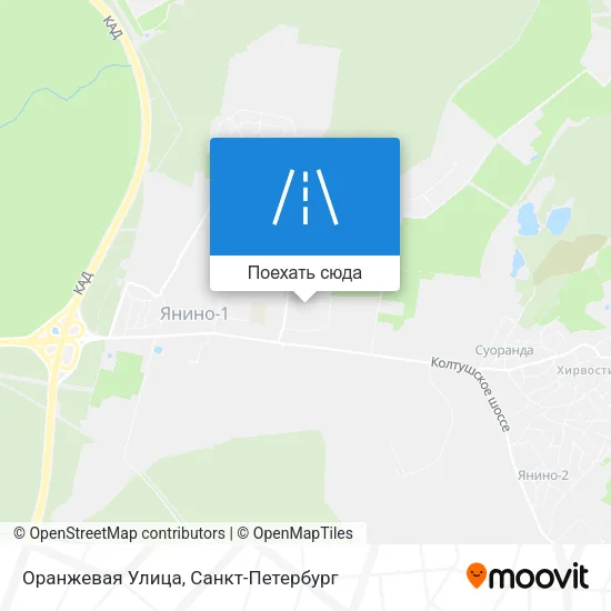 Карта Оранжевая Улица