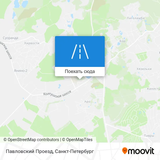 Карта Павловский Проезд
