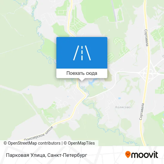 Карта Парковая Улица