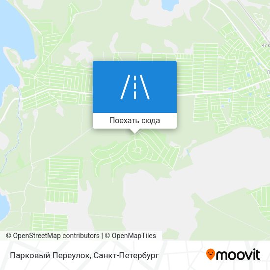 Карта Парковый Переулок