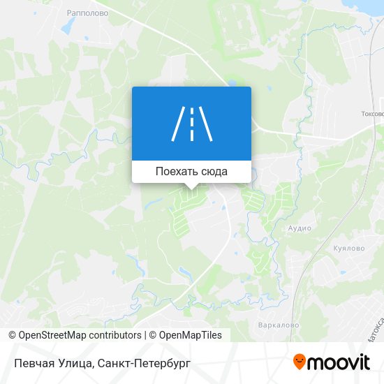 Карта Певчая Улица