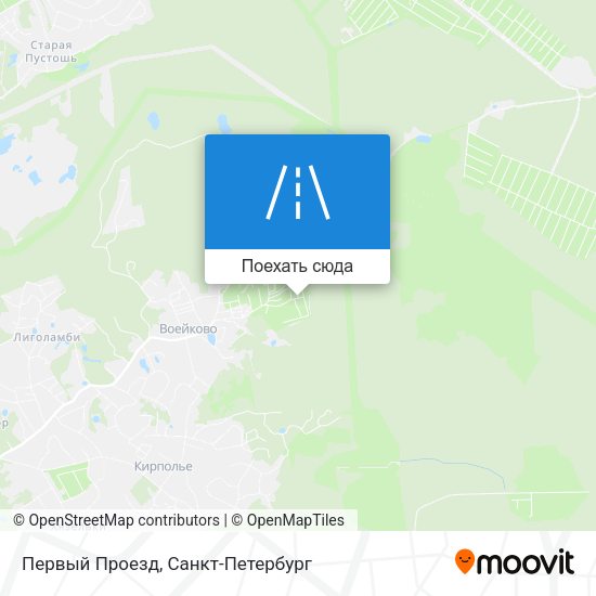 Карта Первый Проезд