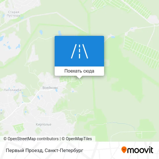 Карта Первый Проезд