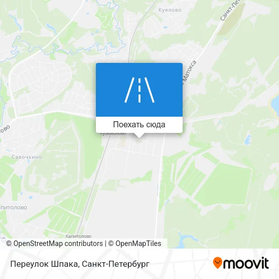 Карта Переулок Шпака