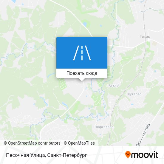 Карта Песочная Улица