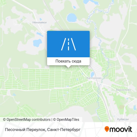 Карта Песочный Переулок